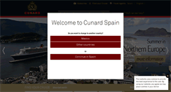 Desktop Screenshot of cunardcruceros.com